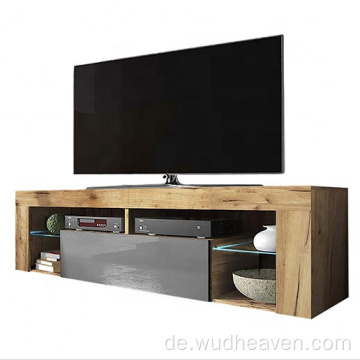 Hochglanz-UV-Holz-LED-TV-Standschrank